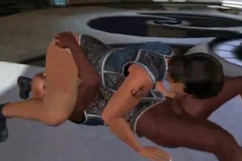 3D man driled by a sthis chabmale