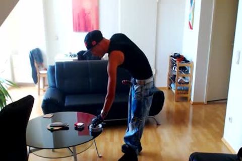 Morning Smoke And jerk off In Skater Baggy And Buffalos