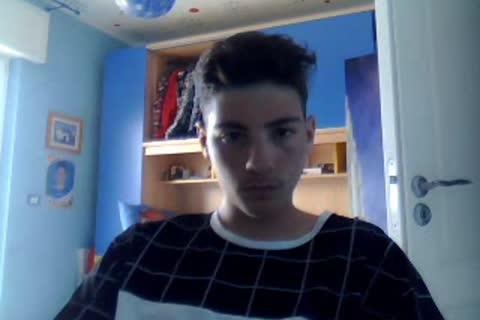 Italian slutty boy Cums On cam, kinky sleazy pooper