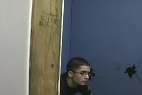 White chap sucking Off dark cocks At Gloryhole