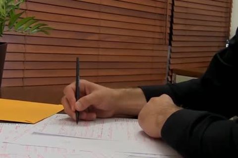 handsome lad Enjoys His Bosses Hard dick