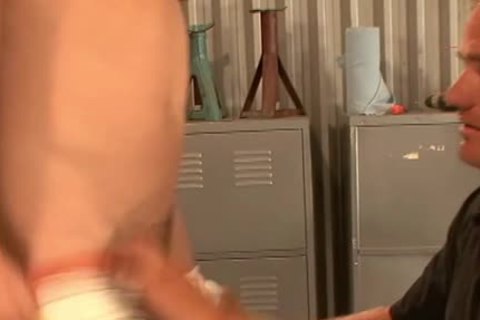 lusty homosexual dudes slamming At Work