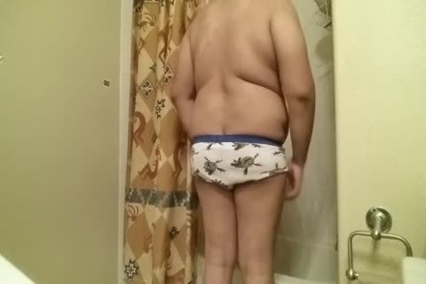 tiny knob corpulent teen loves To Show Off previous to, Inside, And After Shower