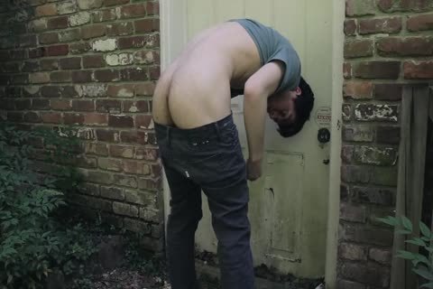 Outdoor butthole intercourse