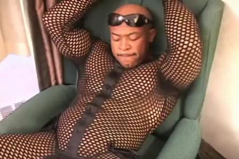 480px x 320px - HotRods black Fishnet Bodysuit at Gay Porno Tv