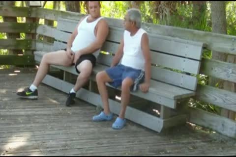 outside Scenes Where grandpa Sucks & acquires fucked By chubby