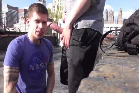 sucking & pounding On A NYC Rooftop