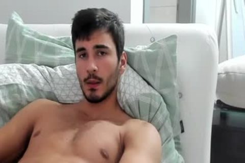 stylish fresh man Masturbating In webcam
