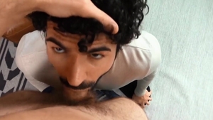 DrillMyHole.com - Tattooed Ian Greene receiving facial & Paul Wagner indoor