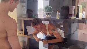 Two tight fellows Using lascivious slut