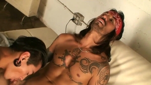 AlternaDudes: Blowjob with Saint Dillon & Thrasher