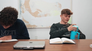 Men: Stroker, Jizz, and Coffee on Campus
