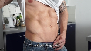 maskurbate: Inked Adonis Strokes Alone